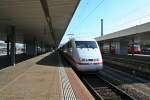 401 516-0 kurz nach der Ankunft als ICE 279 aus Berlin Hbf am Nachmittag des 06.09.13 in Basel Bad. Bf. Wegen der groen Ankunftsversptung endete der 279 an diesem Tag schon in Basel Bad. und fuhr planmig als ICE 270 zurck nach Berlin.