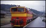 Eine Taucherbrille der CD in damaliger Lackierung nämlich am 17.10.1993 im Grenzbahnhof Bayerisch Eisenstein.