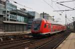 Hier ein RE1 (RE18116) von Frankfurt(Oder) nach Magdeburg Hbf., bei der Einfahrt am 28.6.2014 in Berlin Friedrichstraße. Schublok war 182 005.