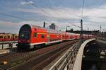 RB14 (RB18614) von Berlin Ostbahnhof nach Nauen erreicht am 14.5.2017 den Berliner Hauptbahnhof.