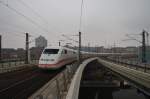 Hier 402 016-0  Dessau  und 808 022-8  Eberswalde  als ICE692 von Stuttgart Hbf.