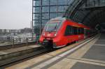 Hier 442 119-4  Potsdam Park Sanssouci  als RB22 (RB28821) von Berlin Schönefeld Flughafen nach Berlin Friedrichstraße mit 442 121-0 als RB21 (RB18673) von Wustermark nach Berlin