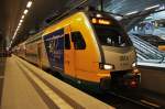 Hier 445 113-4 als RE4 (RE84022) von Ludwigsfelde nach Rathenow, dieser Triebzug stand am 6.9.2014 in Berlin Hbf.(tief).