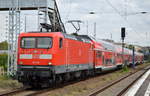 112 118 mit dem RE3 Richtung Endziel Berlin Hbf.