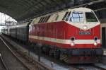 Hier 119 158-4 mit DPN25718  Strtebeker-Express  von Berlin Schneweide nach Bergen auf Rgen, dieser Zug stand am 29.6.2013 in Berlin Ostbahnhof.