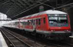 Hier ein Kreuzfahrersonderzug von Warnemünde nach Berlin Ostbahnhof, bei der Ausfahrt am 28.6.2014 aus Berlin Ostbahnhof.