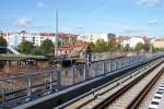 BERLIN, 09.10.2009, Demontage des alten Ringbahnsteigs im S-Bahnhof Ostkreuz