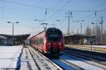 442 324/824 als RE7 (RE 18255) von Wnsdorf-Waldstadt nach Berlin Zoologischer Garten, bei der Ausfahrt aus Berlin-Schnefeld Flughafen.