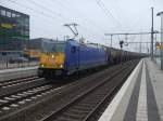 146 519-4 von RBB mit einem Kesselwagenzug durch Bielefeld. 01.02.2011.