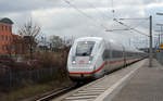 Aus München kommend war dieser ICE der Baureihe 412 unterwegs nach Berlin.