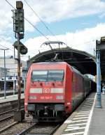 101 133-7 Schiebelok fr IC im Bonner Hauptbahnhof - 15.06.2013