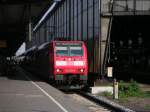 Eine 146 am 8.6.2007 in Bremen Hbf auf Gleis 9