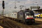 182-508 auf dem Durchfahrtsgleis in Bremen Hbf. 22.3.2014