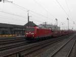 185 178-1 bei der Durchfahrt Bruchsal am 28.03.2013.