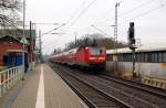 Nachschuss auf den Regionalzug, der am 06.12.08 durch Burgkemnitz fuhr.