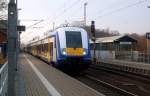Der Interconnex von Leipzig Hbf nach Warnemnde durchfhrt am 15.12.08 den Bahnhof Burgkemnitz.