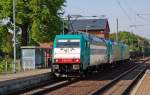 186 244 und zwei weitere Schwestern fuhren am 06.05.11 durch Burgkemnitz Richtung Wittenberg.