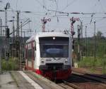 VT 516 der Chemnitzer CityBahn erreicht am 10.