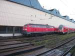 218 430 mit einem Sonderzug im Oktober 2010 im Chemnitzer Hbf.