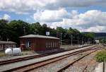 Bahnhof Cranzahl, 31.7.010. (Von ffentlich zugnglichem Gelnde (Parkplatz) aufgenommen.)