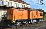 MaLoWa Bahnwerkstatt GmbH mit ihrer  110 171-6  [NVR-Nummer: 92 80 1201 171-6 D-MALOW] am 20.09.23 Bahnhof Dessau Hbf.