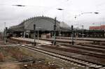 Bahnhof Dresden-Neustadt, Blick aus Richtung Westen.