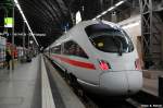 Rckkehr des Diesel-ICE (605 020) in Dresden Hbf.