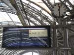 Auch 146 Minuten nach der planmigen Abfahrtszeit heisst es am Bahnsteig 17 in Dresden Hbf.