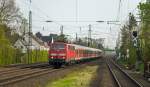 Der Weseler Loc 111 093 RB35 Düsseldorf Hbf - Emmerich.