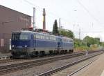 1142 578 mit 1142 562 als Lokzug in Fahrtrichtung Süden. Aufgenommen am 14.09.2013 in Eichenberg.