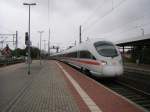 ICE aus Frankfurt (M)Hbf bei der Einfahrt in Eisenach.13.09.09