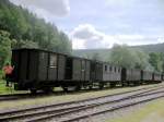 Das Kuckucksbhnel wartet am 31.05.2009 auf seine Rckfahrt nach Neustadt (Weinstr) Hbf