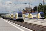 Einmal NWB nach Hildesheim und zwei Metronome nach Uelzen und Gttingen in Elze(Han) 22.6.2013