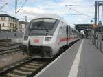 Hier IC2355 von Erfurt Hbf. nach Berlin Gesundbrunnen, dieser Zug stand am 27.8.2009 in Erfurt Hbf.