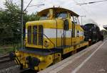 Opellok Diesellok in Essen Steele Ost, am 16.06.2015.