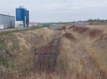 Nach Fertigstellung der Ostseepipline wird der Anschluß Betonumlandlungswerk in Mukran nicht mehr genutzt.Aufnahme vom 12.April 2016.