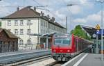 Im Sommer 2010 waren die Bahnsteige in Forchheim erhöht worden und x-Wagen fuhren als S1 nach Nürnberg.