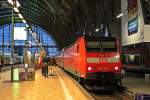 146 119-3 mit einem RegionalExpress am 10.05.2013 ABfahrbereit in Frankfurt am Main Hbf.