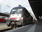 MRCE/Dispolok ES 64 U2-007 (182 507) am 14.04.16 in Frankfurt am Main Hbf mit einen IC