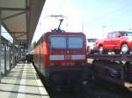 143 877-9 mit Regionalexpress am 07.08.2008 in Frankfurt/Oder 