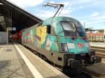 182 013 mit dem RE-1 RE 18182 nach Brandenburg Hbf im Bahnhof Frankfurt(Oder)  06.07.2014