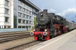 Friedrichshafen Stadt, 52 7596 errreichte nach einer Umrundung des Bodensee`s am 15.05.2011 den Bahnhof Friedrichshafen Stadt, nach Einem Kurzen Aufenthalt ging es weiter Richtung Singen.