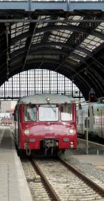 Leichtverbrennungstriebwagen LVT 772 140 Ferkeltaxi in Gera. Foto 29.09.2012