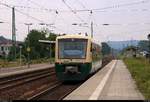 Überraschung: Nachschuss auf 650 032-4 (Stadler Regio-Shuttle RS1) der Eisenbahn-Bau- und Betriebsgesellschaft Pressnitztalbahn mbH (PRESS) als Tfzf, wahrscheinlich nach Bergen auf Rügen, der den Bahnhof Großheringen auf Gleis 1 durchfährt.
[16.6.2018 | 8:49 Uhr]