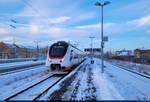 Mit diesen winterlichen Wetterbedingungen hätte 6442 913 (Bombardier Talent 3 Plus) auch in Österreich klarkommen müssen.