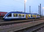 Lint 27 des Hex im Bahnhof von Halle (Saale) nach Bernburg am 14.12.2014