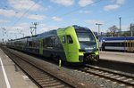1429 003-5 ist am 21.4.2016 als RB71 (NBE83868) nach Elmshorn unterwegs, soeben wird Hamburg-Altona verlassen.