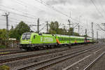 182 505 mit Flixtrain in Hamburg Harburg, am 21.09.2018.