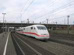 401 072-4 fhrt am 31.01.09 als ICE 79 Hamburg-Altona - Zrich HB durch Hamburg-Harburg Richtung Hannover Hbf.