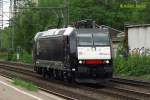 185 544 fuhr solo durch harburg bhf am 10.05.13